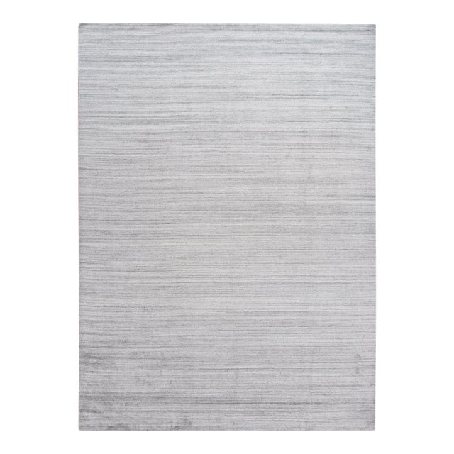 21st Century Modern Solid Wool Rug For Sale