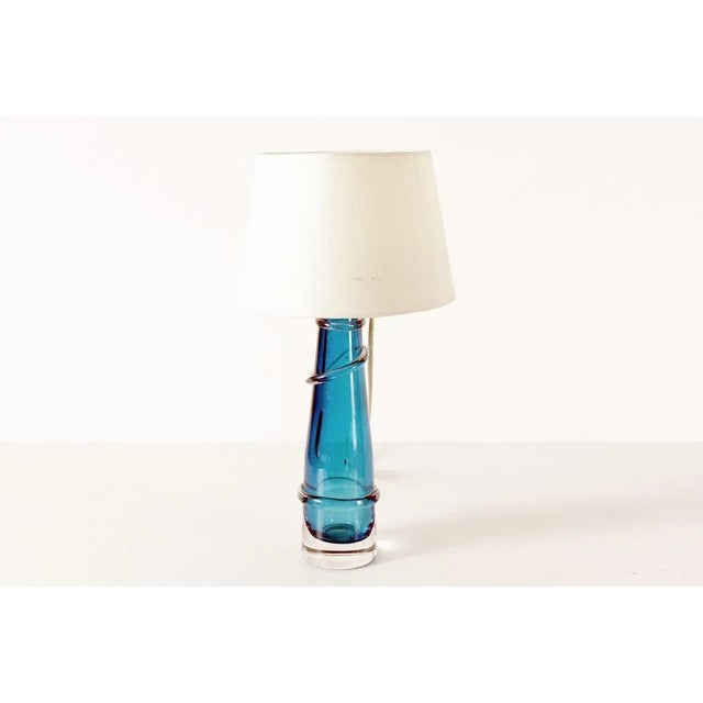 Swedish Table Lamp from Orrefors, 1960s For Sale - Image 3 of 8