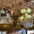 Large 40" Custom Italian Carved Wood and Gold Leaf Chandelier Pair For Sale In West Palm - Image 6 of 6