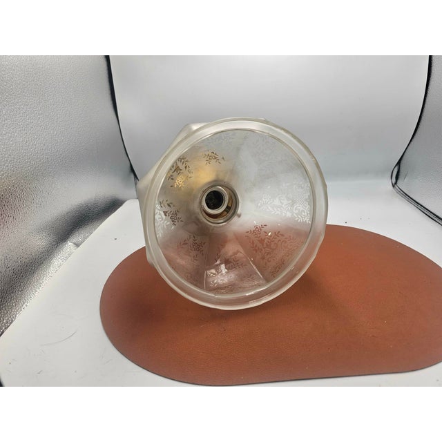 Metal Brass Ceiling Lamp, 1890s For Sale - Image 7 of 8