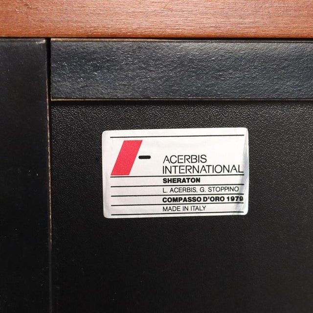 Vintage Sheraton Cabinet by G. Stoppino for Acerbis, 1980s For Sale - Image 14 of 15
