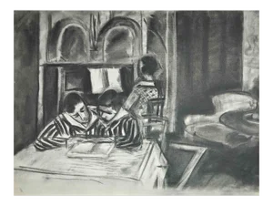 Interior Scene, Original Photorype Print After Henri Matisse, 1933