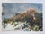 Rustic 1959 Impressionist Mountain Landscape Watercolor Painting For Sale - Image 3 of 3