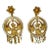 1920s Art Nouveau Filigree Screw-Back Earrings - 2 Pieces For Sale