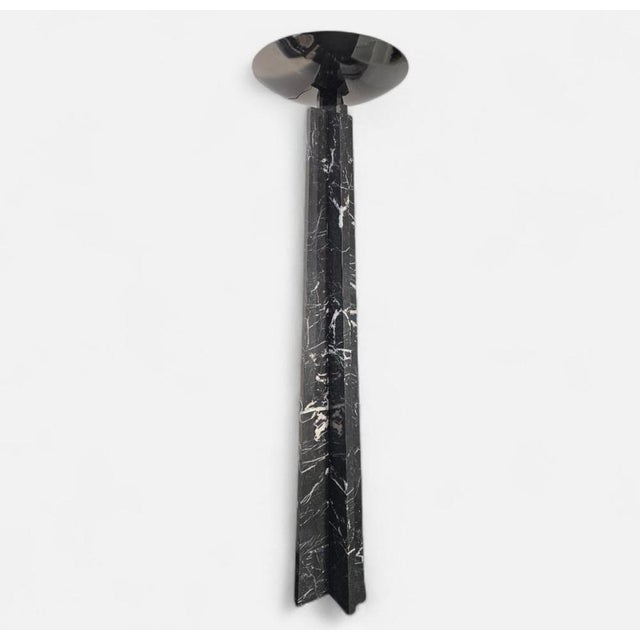 Vintage Marble Floor Lamps by Lella and Massimo Vignelli, 1980s, Set of 2 For Sale - Image 16 of 17