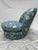 Mid 20th Century Vintage Upholstered Slipper Chair For Sale - Image 5 of 12