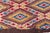 Vintage Moroccan Rug Size: 6'2" × 8'4" (187 × 254 cm) This vintage Moroccan rug features a richly patterned lattice of...