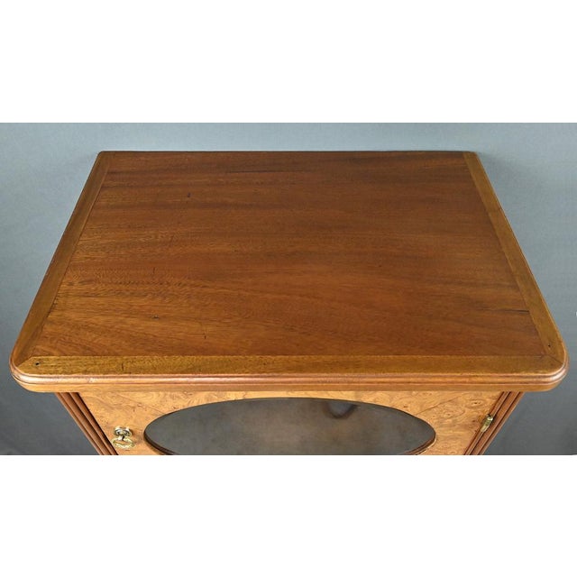Wood Early 20th Century Art Deco Burl and Mahogany Furniture, 1920s For Sale - Image 7 of 18