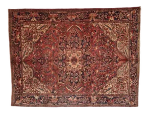 Vintage Persian Heriz Rug - 9' X 11'7"