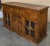 20th Large Catalan Spanish Baroque Light Oak Tuscan Credenza or Buffet For Sale - Image 4 of 18