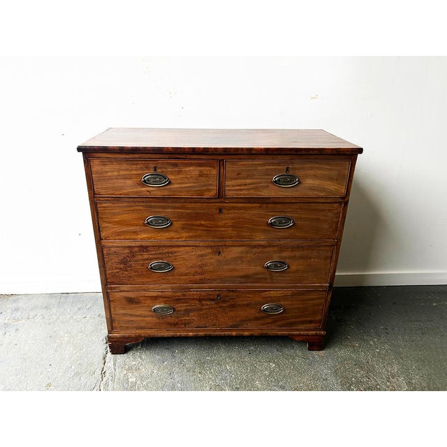 Antique 19th Century Georgian Chest of Drawers For Sale - Image 4 of 9