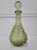 Glass Vintage Avocado Green Fruit Bottle Decanter For Sale - Image 7 of 9