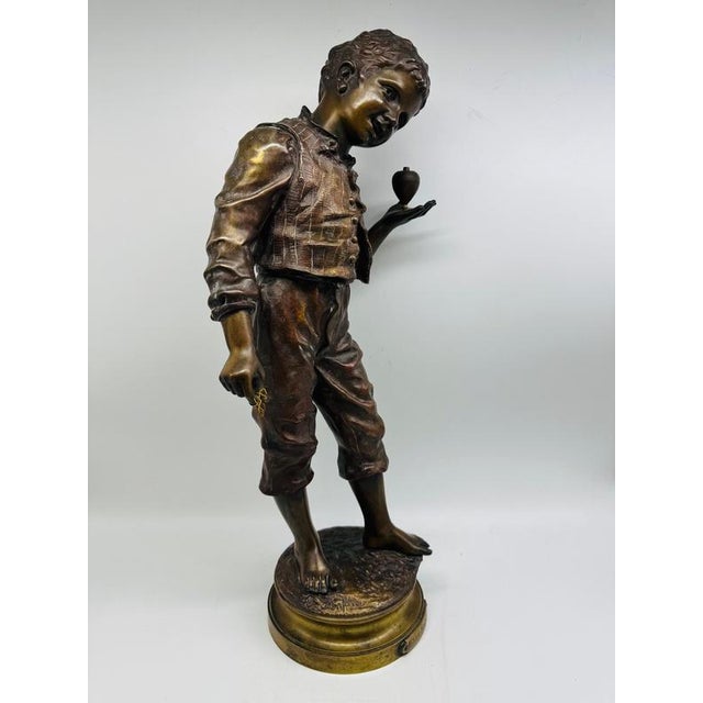 Charles Anfrie, Elle Ronfle, 1890, Bronze For Sale - Image 13 of 14