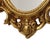 Glass Small French Crested Mirror with Gold Leaf Gilt For Sale - Image 7 of 18