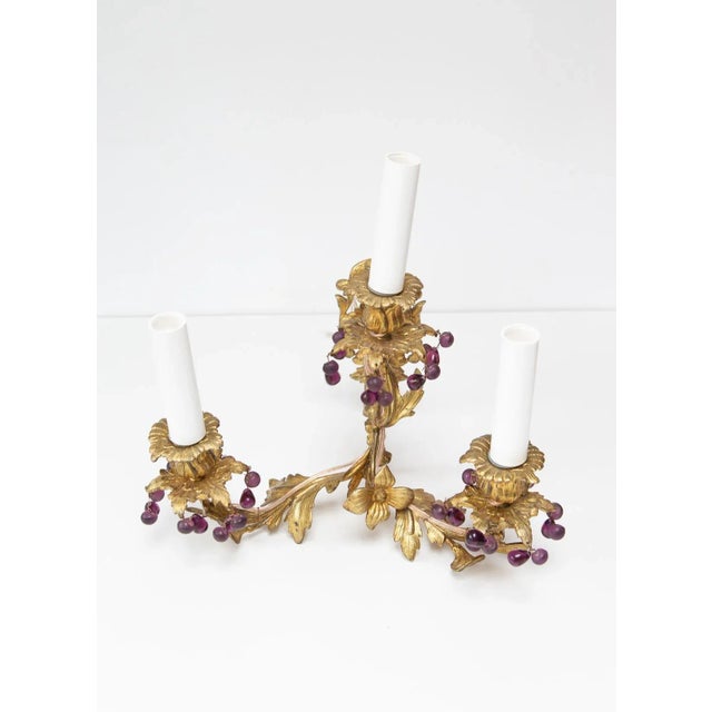 Large French Bronze Wall Light, 1890s For Sale - Image 10 of 13