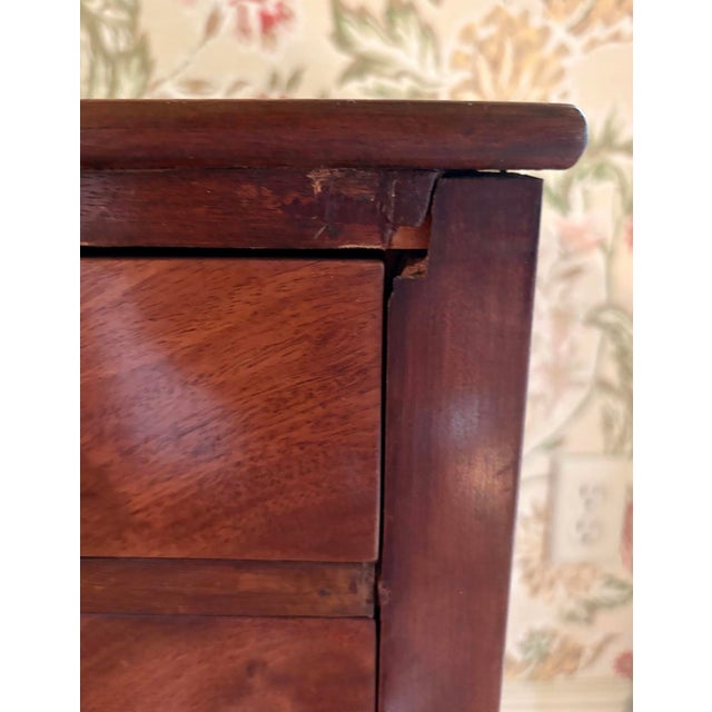 Late Federal Circa 1820 Mahogany Work Table For Sale - Image 9 of 10