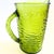 Mid Century Soreno Green Glass Pitcher by Anchor Hocking For Sale - Image 9 of 10