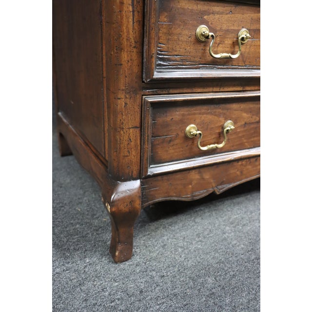 Guy Haddock Country French Cherry Eight Drawer Dresser For Sale - Image 12 of 15
