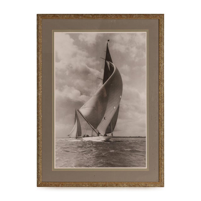 Beken of Cowes, Racing Yacht, Velsheda, 1934, Photographic Print, Framed For Sale - Image 15 of 15