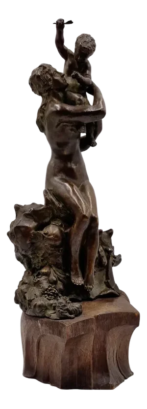 Italian Artist, Maternity, Mid-20th Century, Bronze