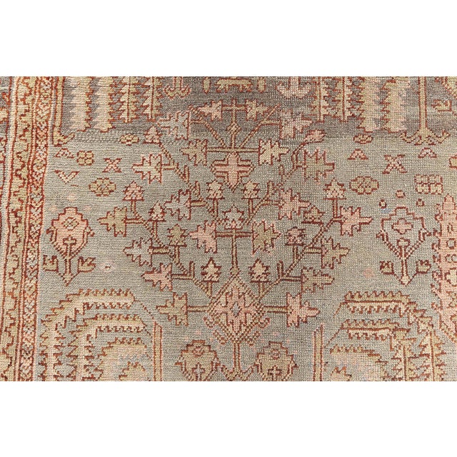 Turkish 1920s Turkish Oushak Rug For Sale - Image 3 of 9