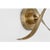 Cross Bouillotte Large Sconce in Antique-Burnished Brass with Linen Shade Designer: Chapman & Myers Finish: Antique-...