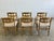 1960s Danish Razorblade Dining Chairs by Henning Kjærnulf for E.G. Møbler, 1960s, Set of 6 For Sale - Image 5 of 11