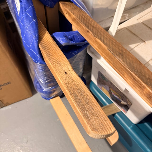 Restoration Hardware Salvaged Wood Gun Barrel Extension Dining Table For Sale - Image 9 of 11