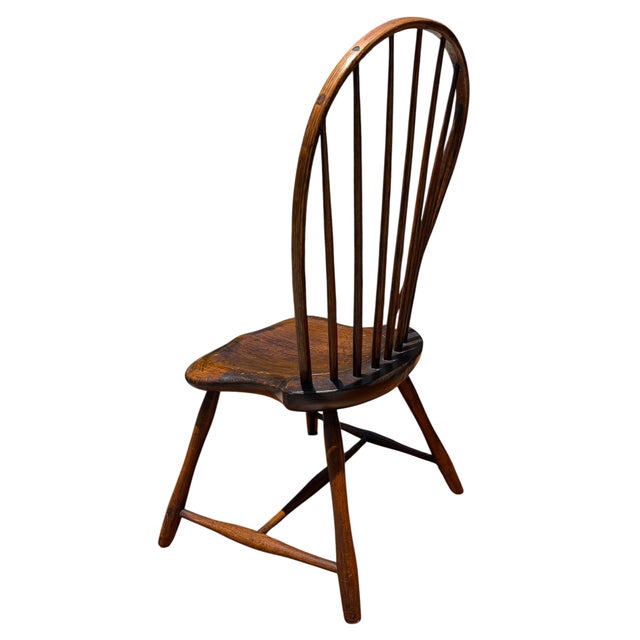English Antique 19th C English Windsor Chair For Sale - Image 3 of 6
