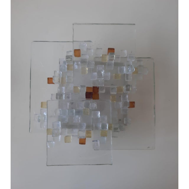 1970s Murano Wall or Ceiling Lamp by Albano Poli for Poliarte Pavo, 1970s For Sale - Image 5 of 16