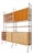 Freestanding String Shelf-System Unit Bookcase in Ash, Walnut & Metal from Koch Möbel, Germany, 1950s For Sale