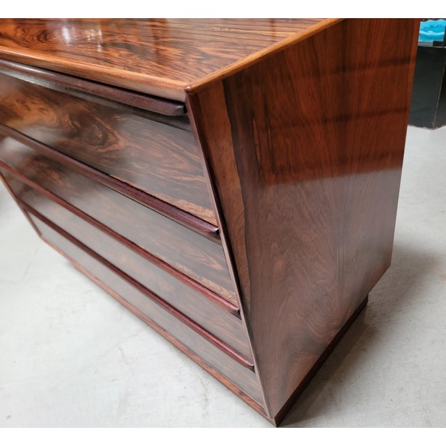 Rosewood Dresser by Westnofa Sweden 1960's For Sale - Image 9 of 15