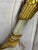 Ivory Pair of Italian Neoclassical Curule Stools W/ Fortuny Upholstery For Sale - Image 8 of 17