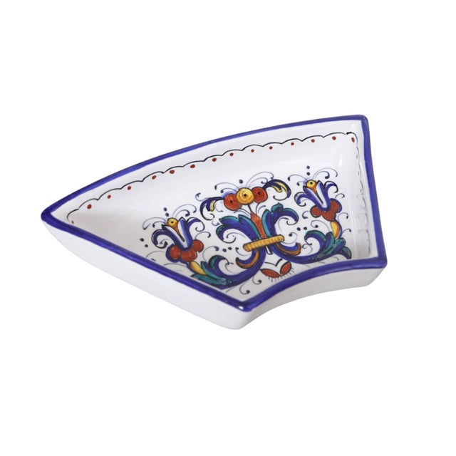 Deruta Late 20th Century Deruta Italian Majolica Antipasto Serving Tray For Sale - Image 4 of 9