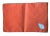 Traditional Vintage 1970s Coral Red Linen Placemats With White Pineapple Needlework Applique - Set of 4 For Sale - Image 3 of 4