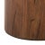 2020s Round Pedestal Coffee Table in Dark Brown For Sale - Image 5 of 6