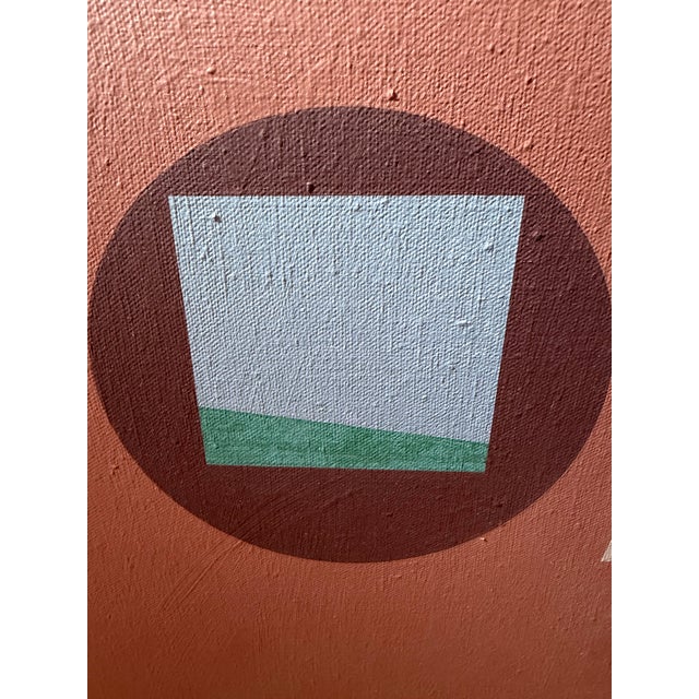 1990’s Abstract Oil Painting by Darrell Crisp. Signed and Dated. For Sale - Image 4 of 9