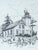 Nautical Framed Print of Eagle Bluff Lighthouse Line Drawing by Phillip Siegel For Sale - Image 3 of 7