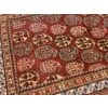 1900s Red Paisley Rustic Antique Turkish Oushak Rug 5' X 6'9" Handknotted Wool Carpet For Sale In New York - Image 6 of 6