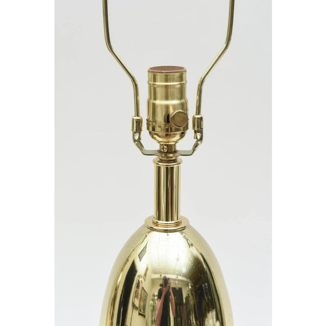 Mid-Century Modern Mid Century Modern Restored Sculptural Brass Plated Table Lamps Attributed to Laurel Lamp Co. For Sale - Image 3 of 11