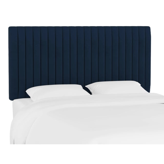 Not Yet Made - Made To Order Margaux Headboard in Ink Classic Velvet, King For Sale - Image 5 of 5