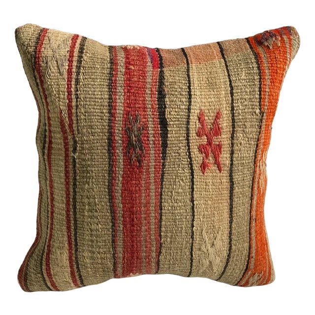 Vintage Flower Cushion, 1960s For Sale