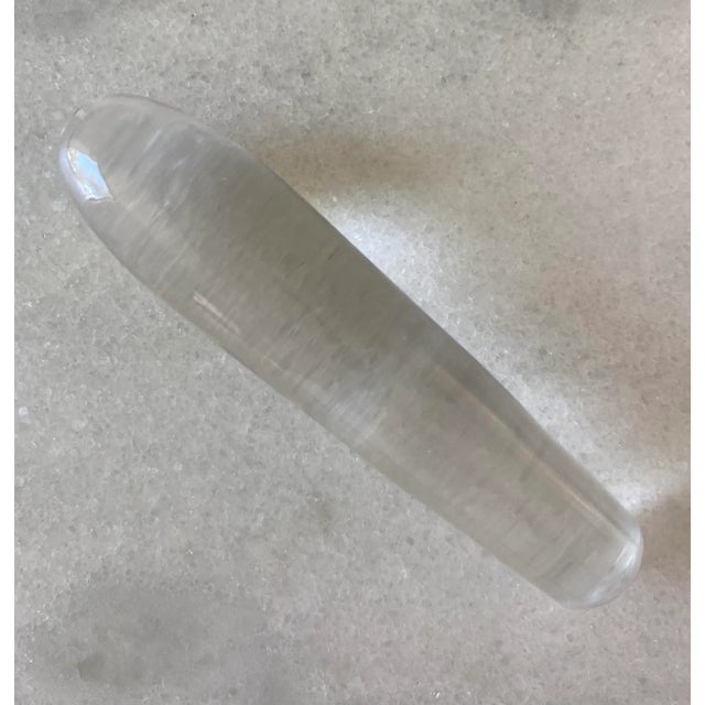 1940s Vintage Mid Century Vicke Lindstrand for Orrefors Teardrop Shaped Small Decantor For Sale - Image 5 of 7