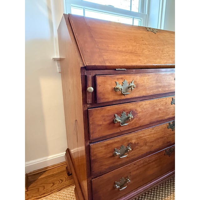 Antique Chippendale Slant Front Secretary Desk For Sale In Washington DC - Image 6 of 10