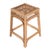 2020s Antigua 24.75 in. Seat Height Square Rattan Counter Stool with Footrest, Natural Rattan For Sale - Image 5 of 8