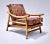 1960s 1960s Attributed Ficks Reed Bamboo Pagoda Rattan Lounge Chairs For Sale - Image 5 of 11