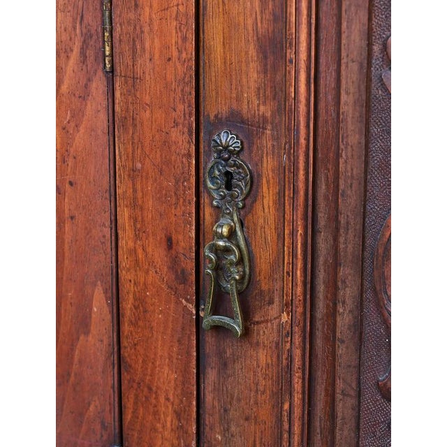 English Sideboard with Large Mirror Hand Carved For Sale - Image 6 of 15