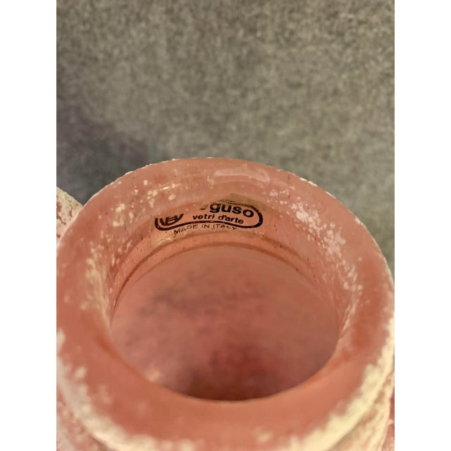 1970s Vittorio Rigattieri/Seguso 2 Handle Vase, C.1970 For Sale - Image 5 of 5