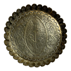 English Arts & Crafts Brass Tray
