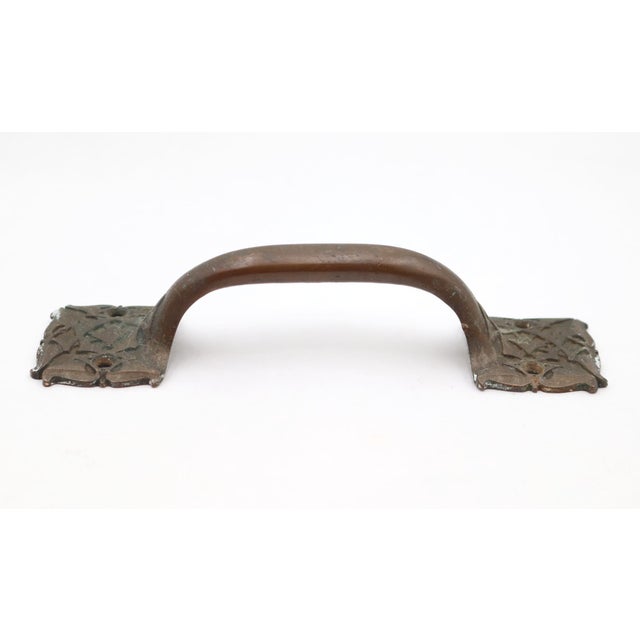 Mid 20th Century Set of Gothic Bronze Window Lift Furniture Pulls Handles For Sale - Image 5 of 7
